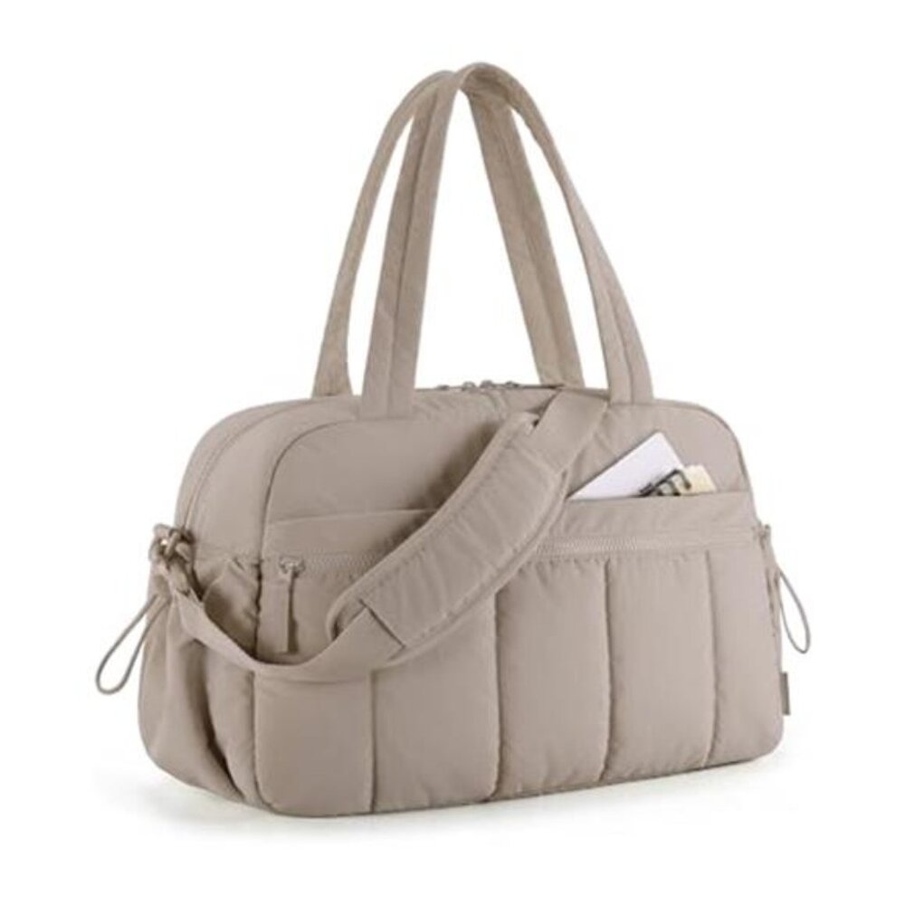 Weekender Gym Duffel Carry On Overnight Travel Bag Lightweight Multi Pocket 24L